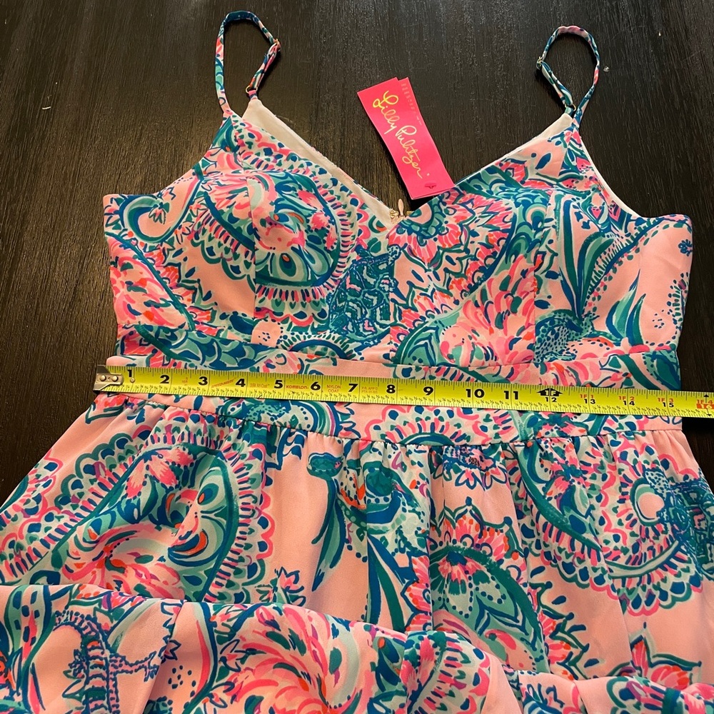 Lilly Pulitzer Melody Maxi Dress Pink Tropic Tint Tangerine Dream NEW - Picture 7 of 11